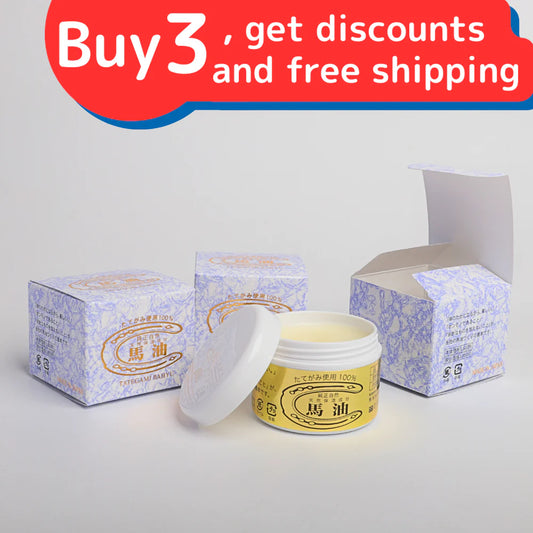 100% horse oil cream made from mane, Koune Rosemary, set of 3
