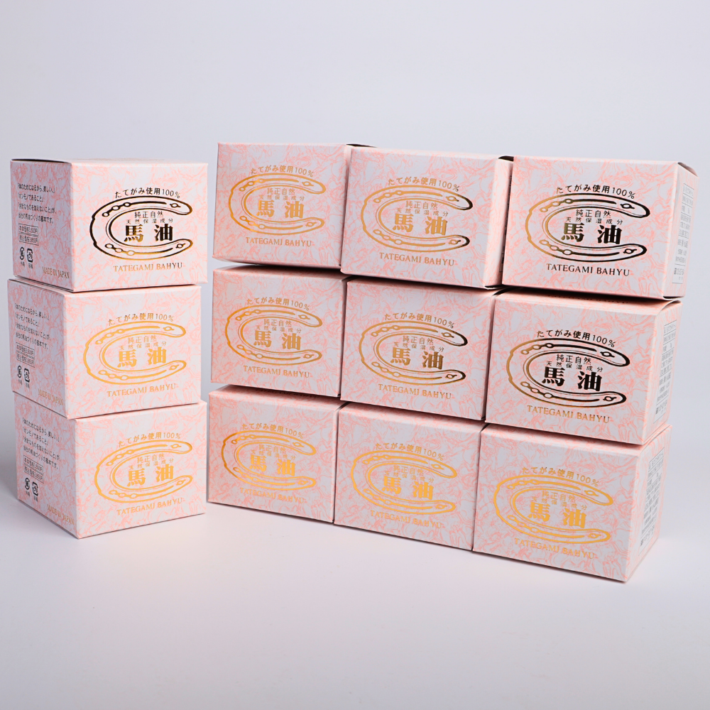 100% horse oil cream made from horse mane, Koune, set of 12