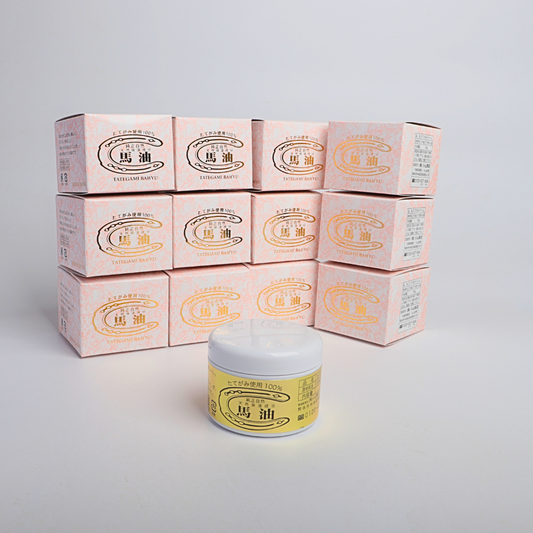 100% horse oil cream made from horse mane, Koune, set of 12