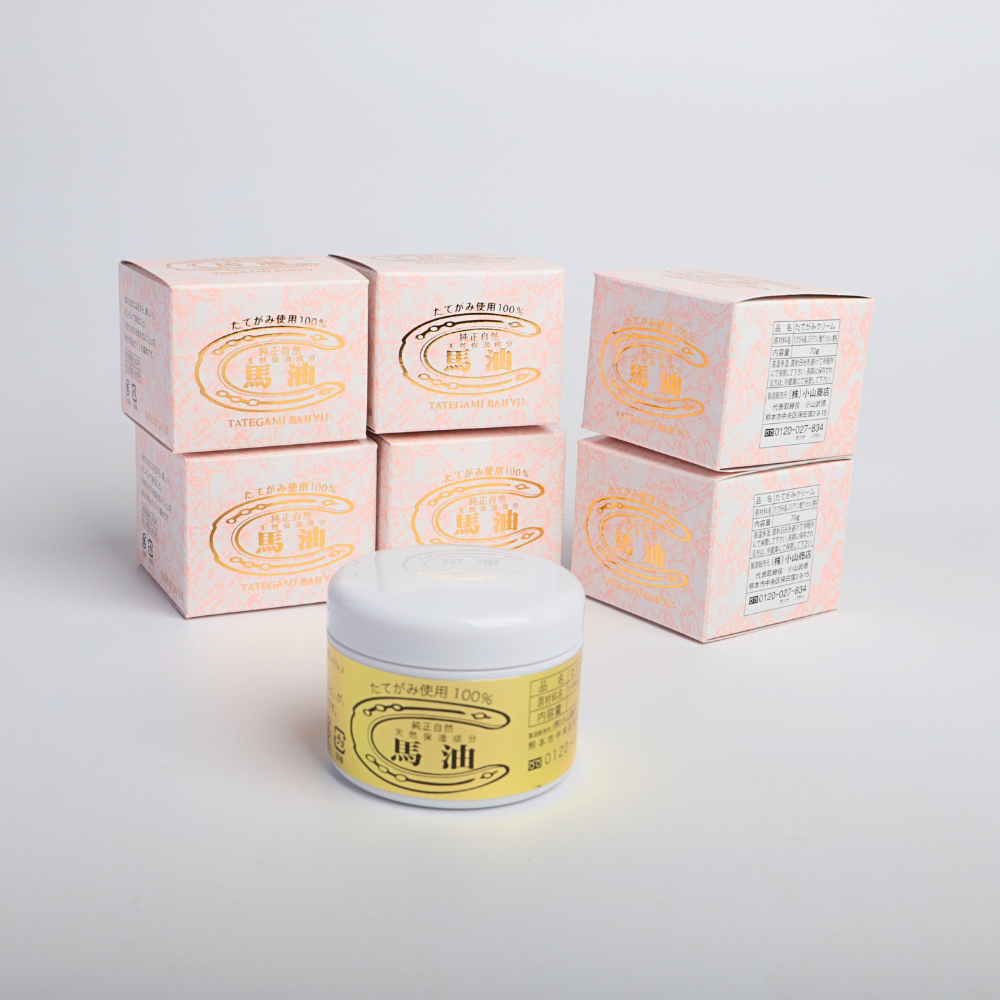 100% horse oil cream made from horse mane, Koune, set of 6