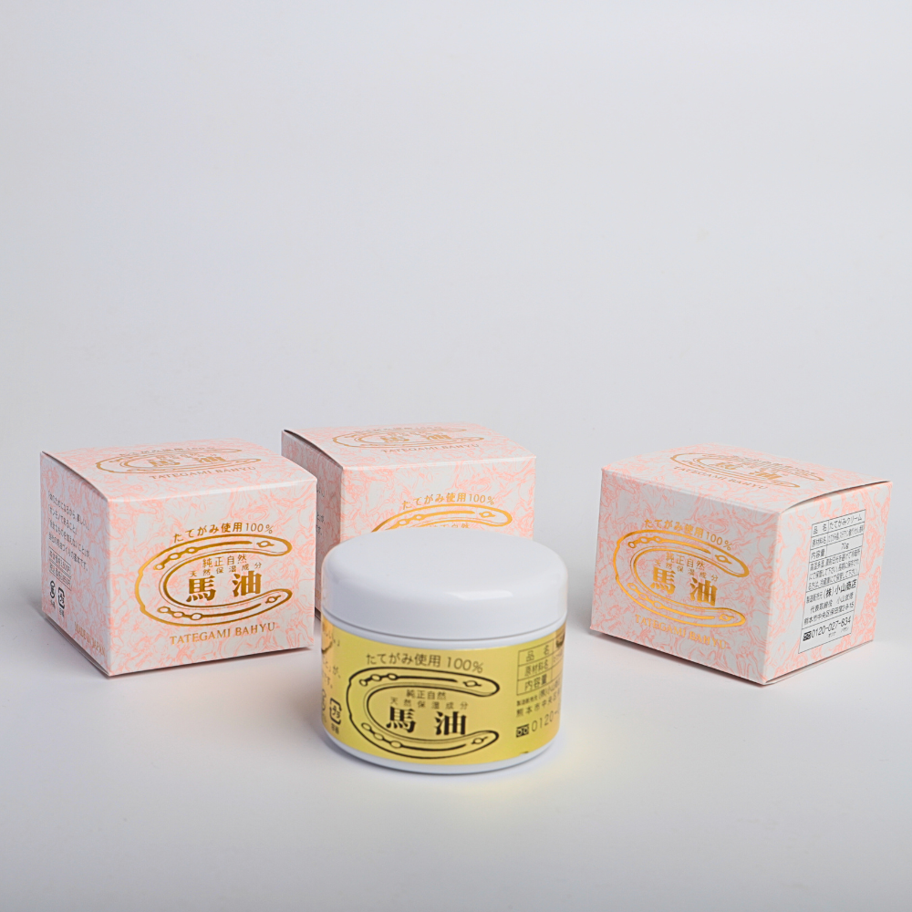 100% horse oil cream made from mane, Koune, set of 3