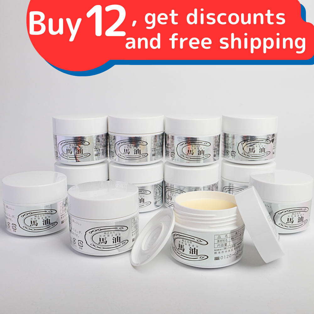 Pure Natural Horse Oil Cream 12-pack
