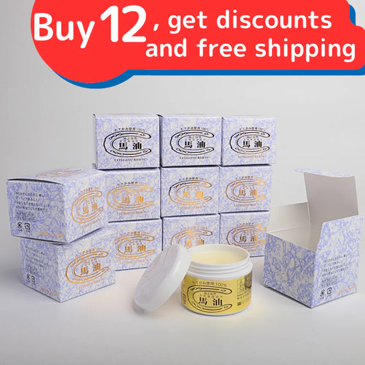 100% horse oil cream made from mane, Koune Rosemary, set of 12