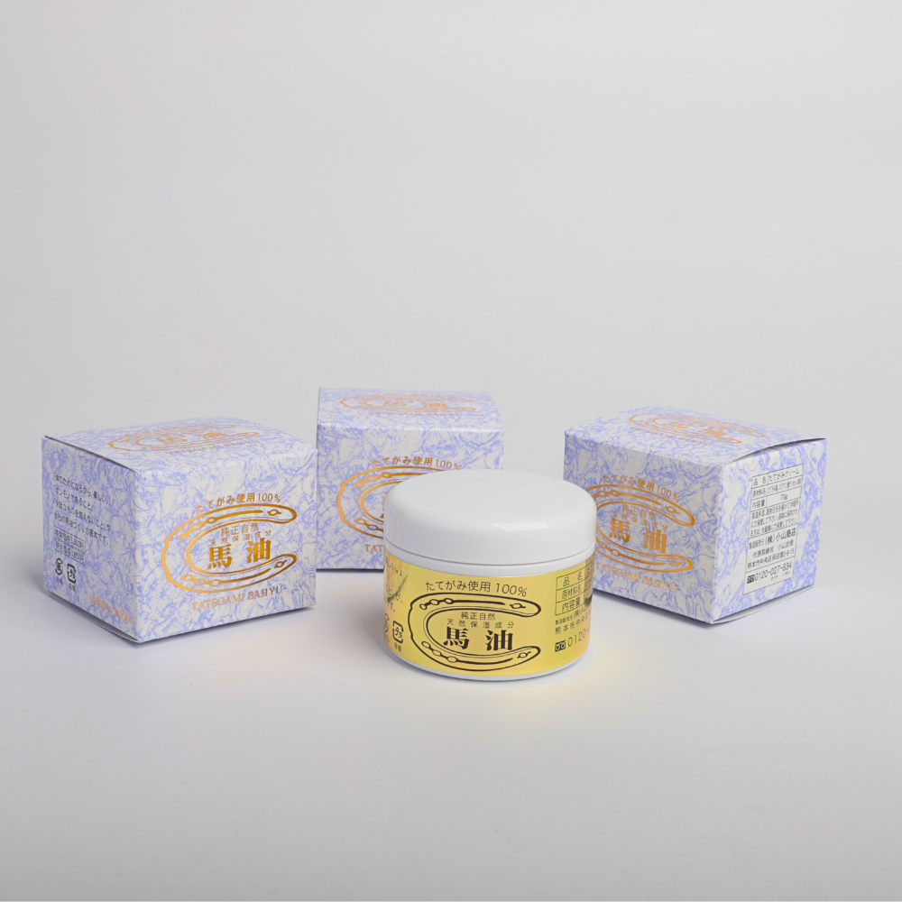 100% horse oil cream made from mane, Koune Rosemary, set of 3