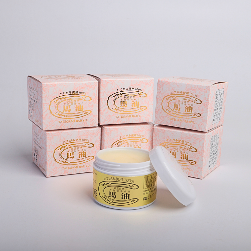 100% horse oil cream made from horse mane, Koune, set of 6