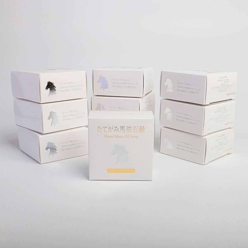 Mane Horse Oil Soap (100g) Face and Body Soap x 10 Set