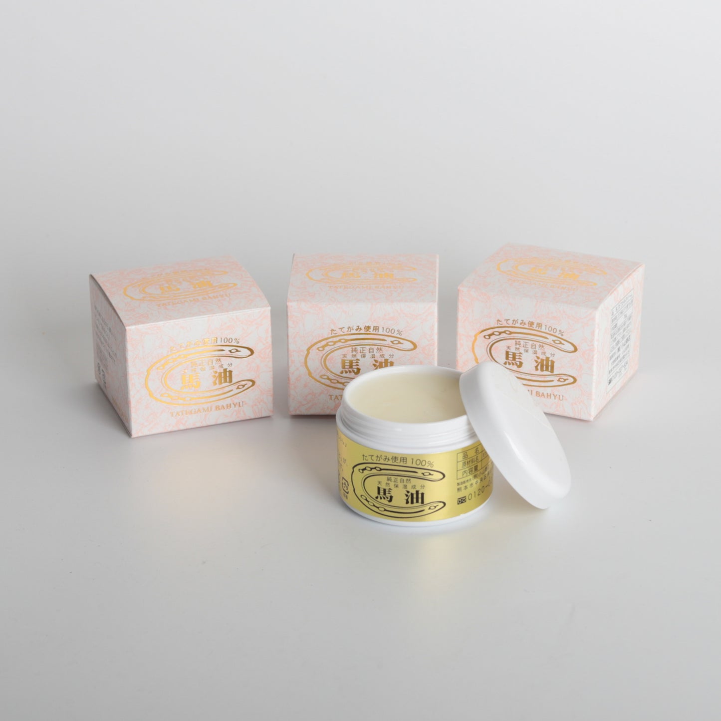 100% horse oil cream made from mane, Koune, set of 3