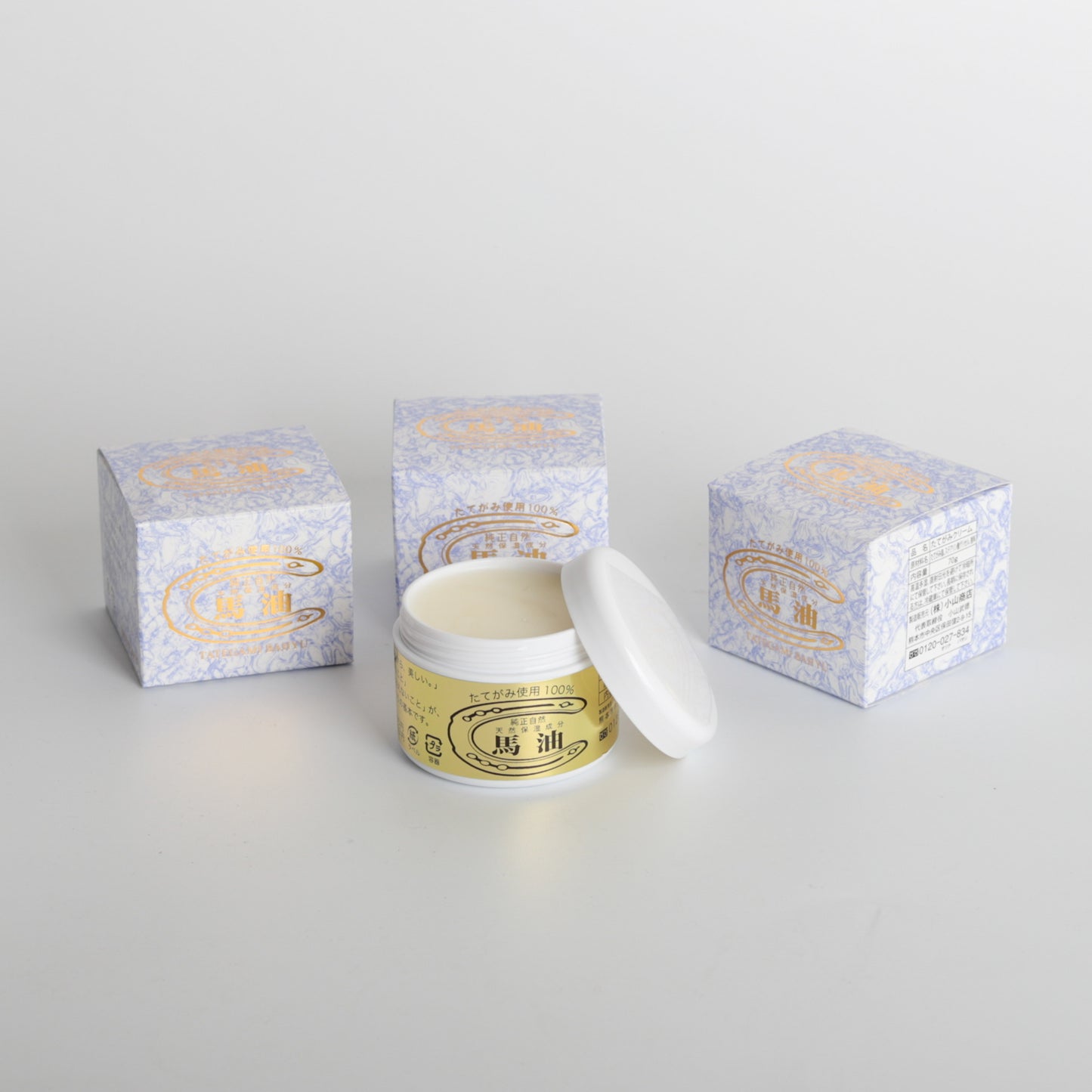 100% horse oil cream made from mane, Koune Rosemary, set of 3